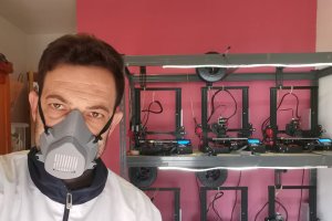 Germán Granados aportó unos 15.000 euros de su bolsillo para fabricar equipos de protección.