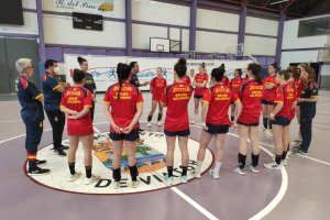 El combinado español ya se ejercita en el Pabellón de Viator.