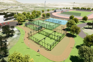 Imagen diseñada con el futuro aspecto del complejo.