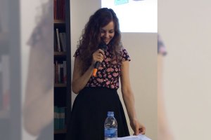 La periodista almeriense, Mar Abad, el pasado jueves en Madrid.