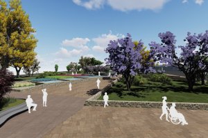 Imagen del proyecto de adecuación de la Rambla de San Antonio.