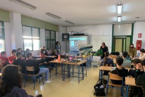 Presentación del programa en el IES Campos de Níjar.