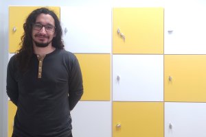 Cristian Álvarez, en Almería.