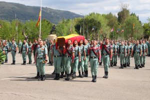 Despedida del legionario en Ronda este miércoles (Foto: Brileg)