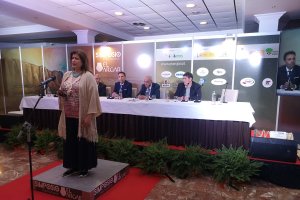 Acto de clausura del Simposio Internacional en el Argar.