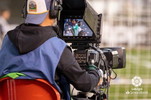 Sadiq, enfocado por una cámara en Burgos.