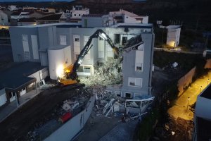 La actuación fue adelantada. Foto de Pedro Martínez.