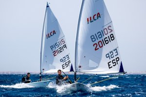 Campeonato de España de ILCA 6 organizado por el Club de Mar Almería.