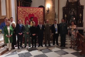 Acto de bendición de la imagen de San Miguel en Berja.