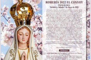 Detalle del cartel de la Romería que se celebrará en el Convoy de Pulpí.