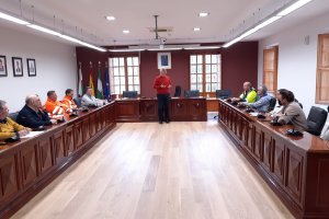 Ismael Torres agradece a los diferentes servicios el trabajo realizado para el buen desarrollo de las fiestas.