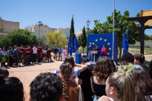 Almería celebra el Día de Europa junto a 140 jóvenes de la provincia.