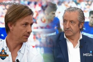 Guti y Pedrerol hablando del Almería en El Chiringuito de Jugones.