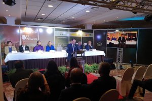 Pedro Ridao, alcalde de Antas inauguraba el Simposio Internacional del Argar