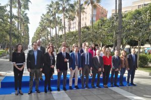 Candidatos del PP de Almería en diciembre de 2018.