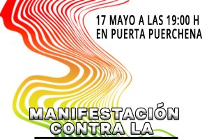 Cartel de la manifestación contra la LGTBIfobia en Almería.