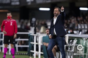 Fran Fernández en el Cartagena-Almería.