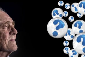 Hombre con Alzheimer