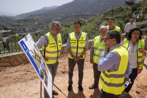 Visita de Javier Aureliano García a Canjáyar.