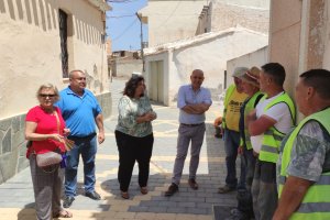 Autoridades visitan la ejecución de las diferentes actuaciones.