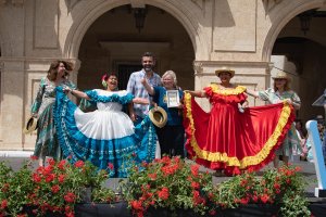 El encuentro vecinal se ha celebrado este sábado en la Plaza Vieja.