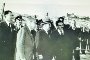 Franco en Almería en 1961.