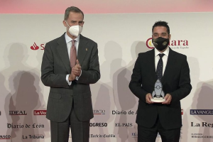 SM el Rey en los Premios Pyme del Año 2020.