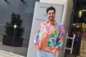 Alonso Flores en las instalaciones de Mediaset España.
