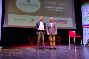 Acto de entrega del reconocimiento al compromiso con la producción ecológica.