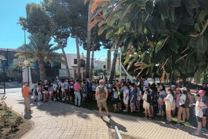 Imagen de un momento de la visita guiada.