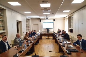 Encuentro mantenido este lunes en el Ministerio de Transportes