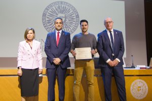Álvaro Palacios Lara, ganador del Premio Fin de Grado otorgado por COITAAL 