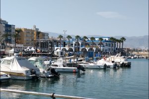 Puerto de Roquetas de Mar.