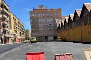 Asfaltado de la Plaza de Andalucía en Albox.