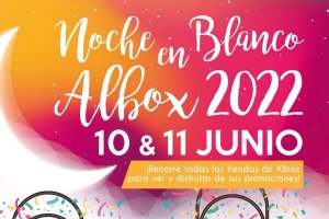 Detalle del cartel de la Noche en Blanco de Albox.