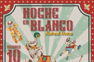 Detalle del cartel de la Noche en Blanco de Huércal-Overa.