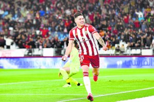 Darwin Núñez dejó huella en su única temporada con el Almería.