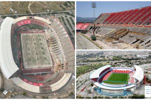 Las obras han empezado en Son Moix y así quedará el nuevo Estadio.