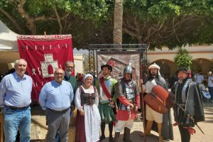 Participantes en la recreación de la Batalla de Berja.