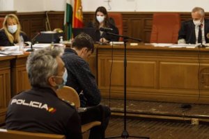 El legionario, durante el juicio.