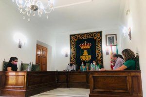 Sesión plenaria celebrada en Cantoria.