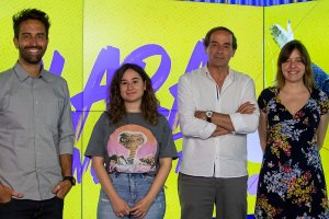 Roberto García, Gema Jiménez, Isaías Lafuente y Ana Alonso de Blas, ganadores del Premio Internacional de Periodismo Colombine.