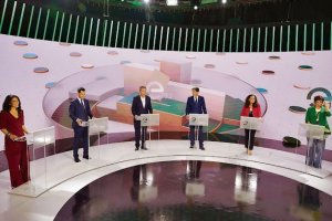 Imagen del debate celebrado este lunes en Canal Sur.