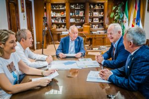 Imagen de la reunión en Roquetas de Mar.