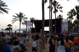 Escenario \'Gala Olé al Verano\' de Radiolé en Almería.