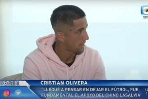 Cristian Olivera en la entrevista con Punto Penal.
