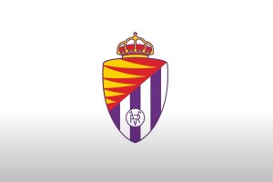 La nueva imagen del escudo del Real Valladolid tras el ascenso.