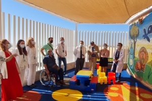 Inauguración de la nueva terraza de Pediatría del Hospital de Poniente.