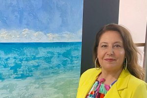 Carmen Crespo, ayer en Sevilla.