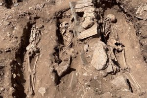 Restos hallados en Macael.
